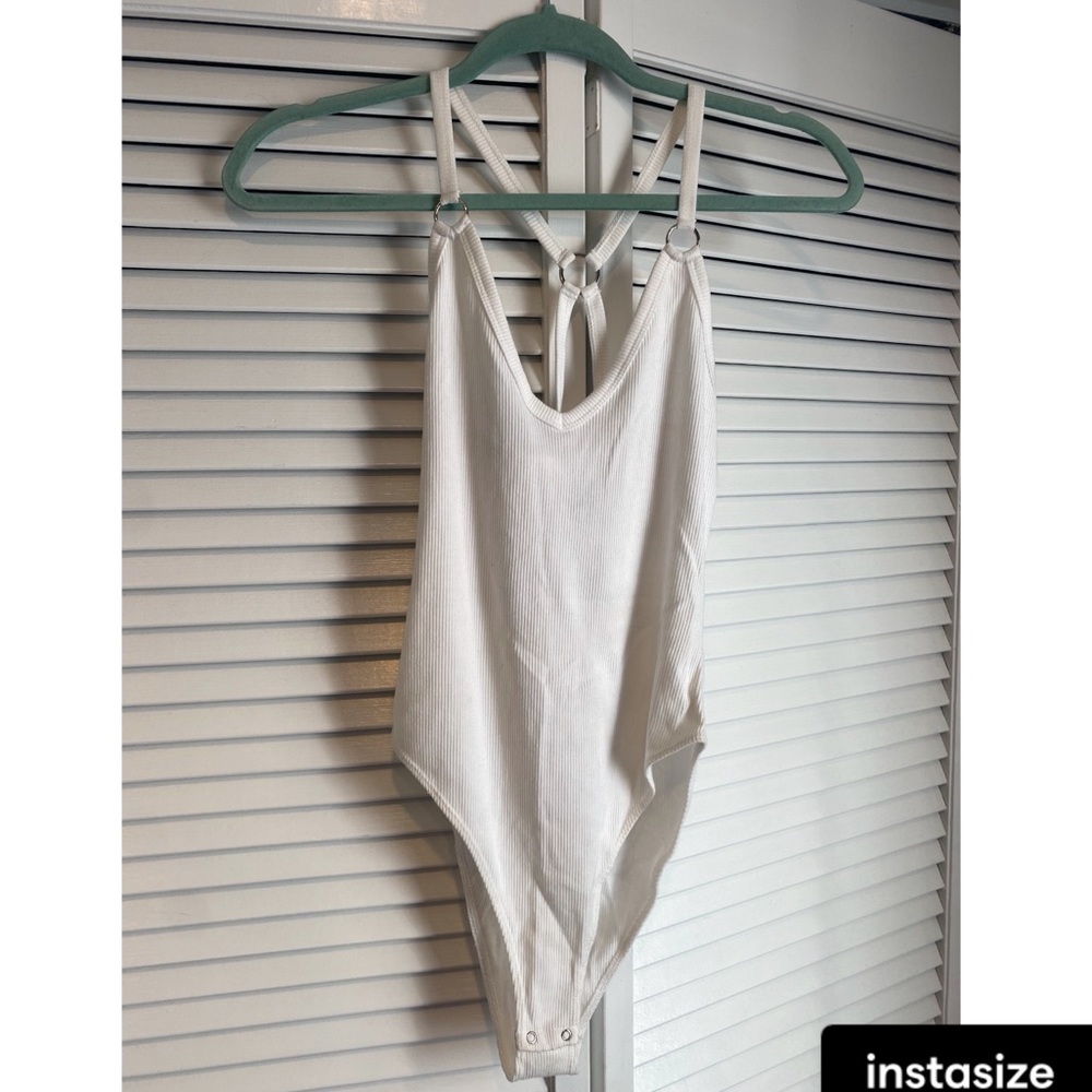 White Strappy Body Suit